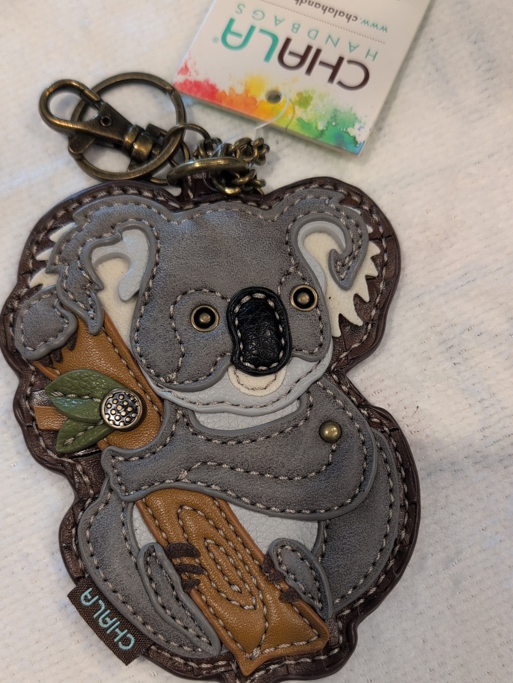 Chala Animal Key Chain Zip Coin Pouch Bag Charm - Choose One - Picture 9 of 12